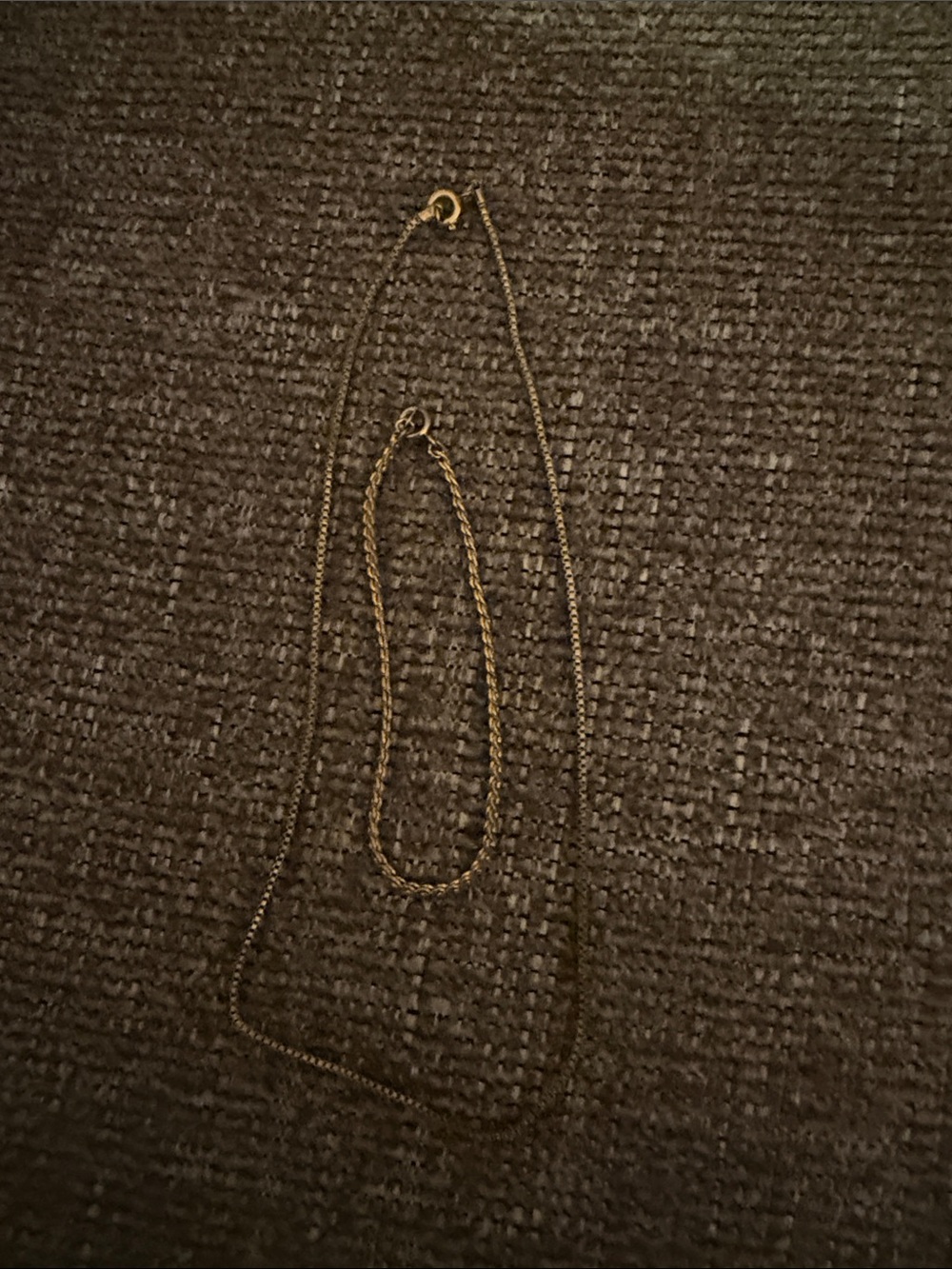 Gold-Tone Layered Necklace and Bracelet Set